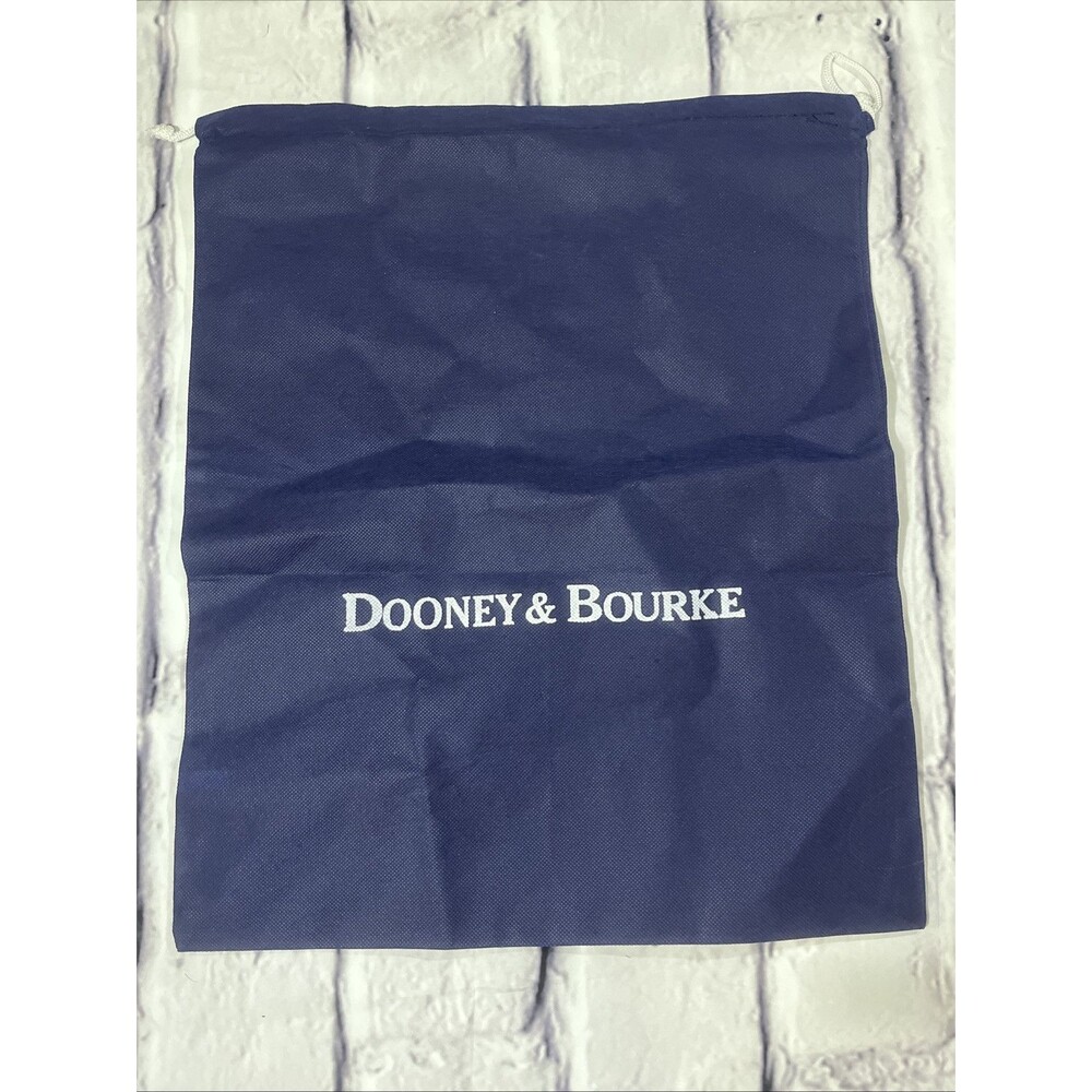 Dooney Bourke Navy Blue 15” x 18” Handbag Dust Bag Protective Storage Cover EUC
